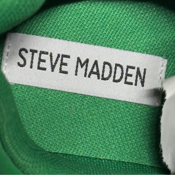 New Steve Madden Kinkade Retro White Green Sneakers 8.5 - Picture 8 of 9